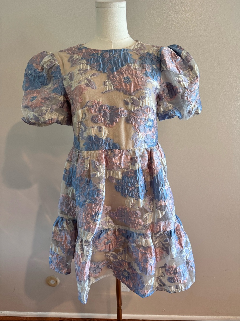 ELLIATT x REVOLVE Moxie Floral Jacquard Mini Dress XXS